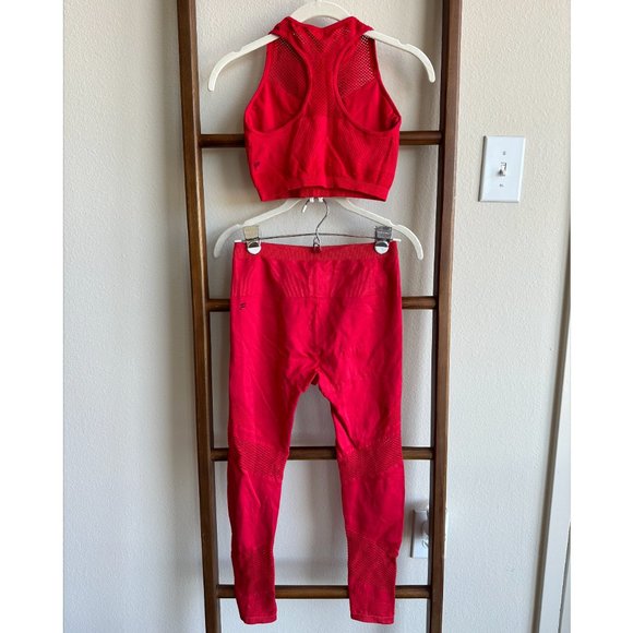 Fabletics Workout Set in Red - Picture 2 of 2